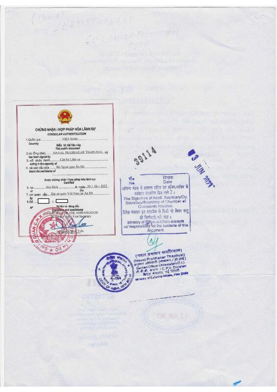 Hợp pháp hoá lãnh sự chứng nhận lưu hành tự do - Certificate of free sales - 2 Thủ tục nhập khẩu mỹ phẩm